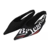 Knife Slingback Logo Print Casual Flats “Black” 500619W06001091
