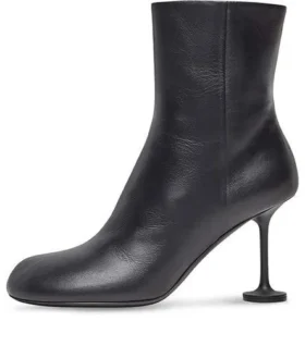 Lady 90mm Ankle Boots “Black Leather” 701937WBCR01000