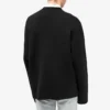 Languages Crew Neck Knit Sweater “Black Multicolor” 646491T15952771