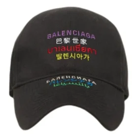 Languages Logo Cap “Black Multicolor” 641238410B21098