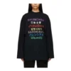 Languages Logo Long Sleeve T-Shirt “Black Multicolor” 641667TJVI32771