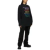 Languages Logo Long Sleeve T-Shirt “Black Multicolor” 641667TJVI32771