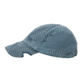 Laser Destroyed Logo Ball Cap “Fade Blue” 719281410B24090