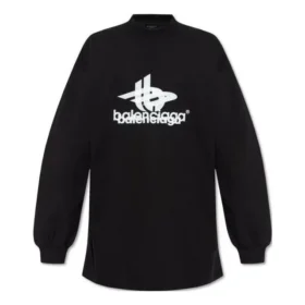 Layered Sports Long Sleeve T-shirt Oversized “Black White” 739027TPVF21070