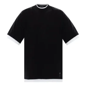 Layered T-shirt Oversized “Black White” 644693TIVG61070