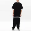 Layered T-shirt Oversized “Black White” 644693TIVG61070