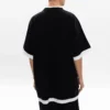 Layered T-shirt Oversized “Black White” 644693TIVG61070