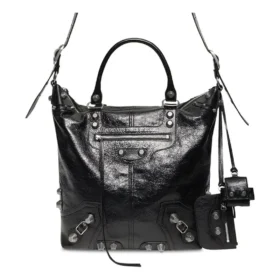 Le Cagole Medium Tote Bag “Black” 719067210KR1000