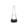 Le Cagole Mini Bag With Chain Crocodile Embossed “Black” 69581423EJY1000