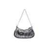 Le Cagole Mini Bag With Chain Graffiti “Black” 695814210G61090