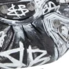 Le Cagole Mini Bag With Chain Graffiti “Black” 695814210G61090