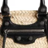 Le Cagole Small Basket “Beige Black” 7710652AAVE9260