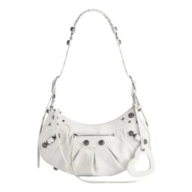 Le Cagole Small Shoulder Bag “White” 6713071VG9Y9104