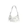 Le Cagole Small Shoulder Bag “White” 6713071VG9Y9104