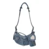 Le Cagole Xs Denim Shoulder Bag “Blue” 6713092109U4715