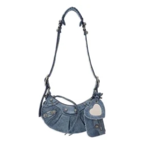 Le Cagole Xs Denim Shoulder Bag “Blue” 6713092109U4715
