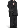 Le Cagole Xs Flap Bag With Piercings “Black” 7190822AAE31000