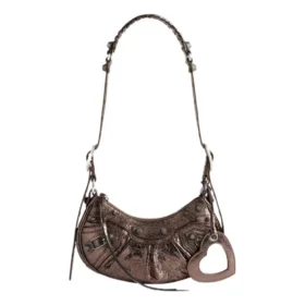 Le Cagole Xs Shoulder Bag Metallized “Brown” 6713090GT3Y2564