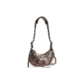 Le Cagole Xs Shoulder Bag Metallized “Brown” 6713090GT3Y2564