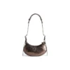 Le Cagole Xs Shoulder Bag Metallized “Brown” 6713090GT3Y2564