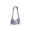 Le Cagole XS Shoulder Bag Metallized “Purple” 6713090GT3Y5214