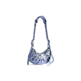 Le Cagole XS Shoulder Bag Metallized “Purple” 6713090GT3Y5214