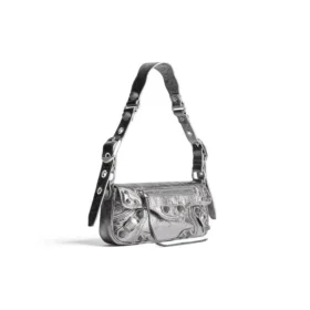 Le Cagole Xs Sling Bag Metallized “Silver” 7716700GT3Y8103