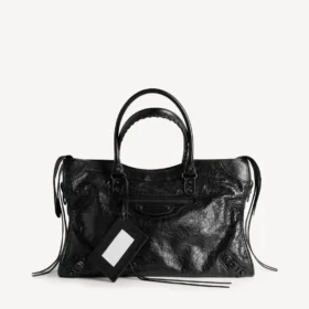 Le city bag large in black