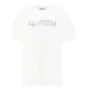 Lens Alphabet Printing Short Sleeve White 612965TIV829000