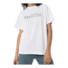 Lens Alphabet Printing Short Sleeve White 612965TIV829000
