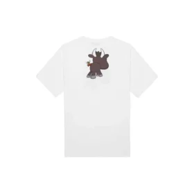 limited Small Pattern Short Sleeve Unisex White 612966TJVM99000