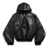 Lined Zip-up Hoodie Large Fit “Black” 790311TQS141000