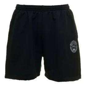 Logo Brushed Sweat Shorts “Washed Black” 676137TMVA39034