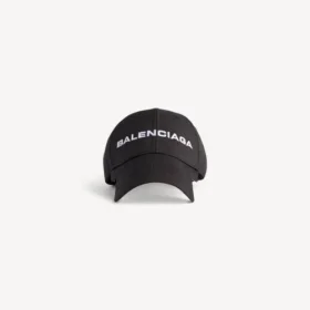 Logo cap in black/white