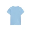Logo Chest Printing Alphabet Loose Short Sleeve Light Blue 578133TGV755840