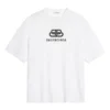 Logo Chest Printing Alphabet Short Sleeve White 570813TEV489044