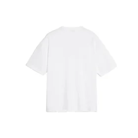 Logo Chest Printing Alphabet Short Sleeve White 570813TEV489044