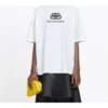Logo Chest Printing Alphabet Short Sleeve White 570813TEV489044