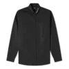 Logo Collar Long Sleeve Button Down Shirt “Black” 671586TYB181000