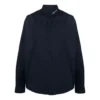 Logo Collar Long Sleeve Button Down Shirt “Navy” 671586TYB184100