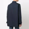 Logo Collar Long Sleeve Button Down Shirt “Navy” 671586TYB184100