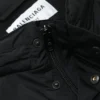 Logo Intarsia Raincoat “Black” 681449TLO061000