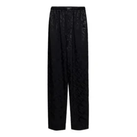 Logo Jacquard Trousers “Black” 658883TLO581000