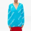 Logo Monogram Cardigan Relaxed Fit “Blue” 625330T31784661