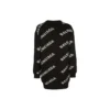 Logo Oversized Cardigan “Black” 555275T14711070