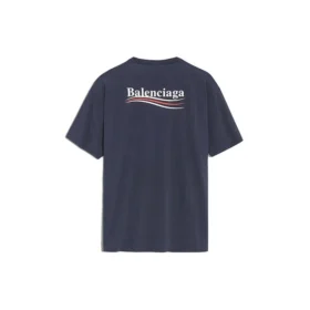 Logo Pattern Short Sleeve Unisex Navy Blue 556150TAV444128
