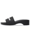 Logo Pool Clog Slides “Black Rubber” 707094W1S9M1090