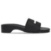 Logo Pool Clog Slides “Black Rubber” 707094W1S9M1090