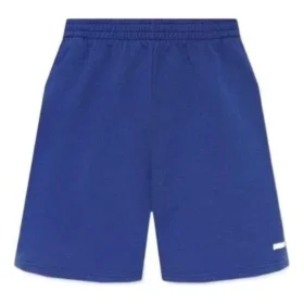 Logo Print Shorts “Indigo Dirty White” 676137TNVB64388