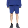 Logo Print Shorts “Indigo Dirty White” 676137TNVB64388